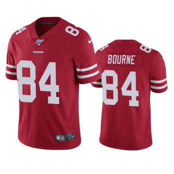 San Francisco 49ers Kendrick Bourne Scarlet 100th Season Vapor Limited Jersey