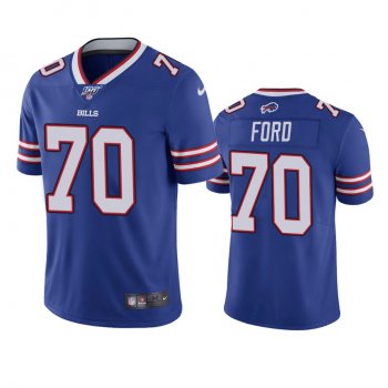 Buffalo Bills Cody Ford Royal 100th Season Vapor Limited Jersey