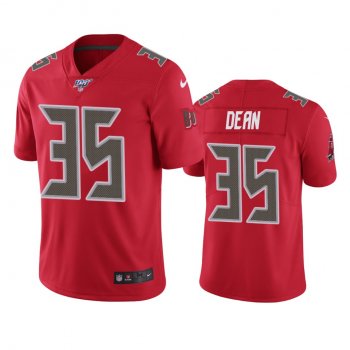 Tampa Bay Buccaneers Jamel Dean Red 100th Season Vapor Limited Jersey