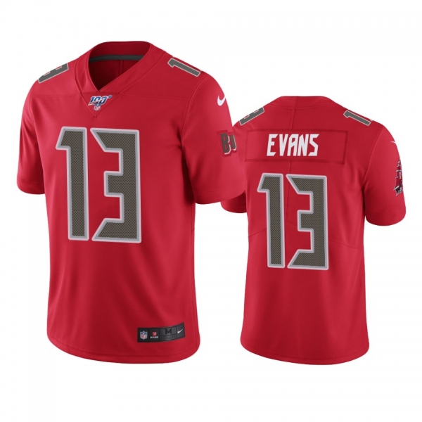 Tampa Bay Buccaneers Mike Evans Red 100th Season Vapor Limited Jersey