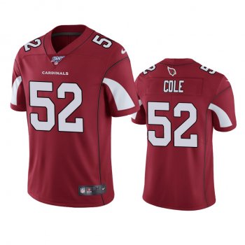 Arizona Cardinals Mason Cole Cardinal 100th Season Vapor Limited Jersey