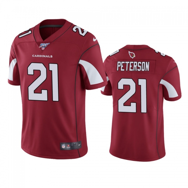 Arizona Cardinals Patrick Peterson Cardinal 100th Season Vapor Limited Jersey