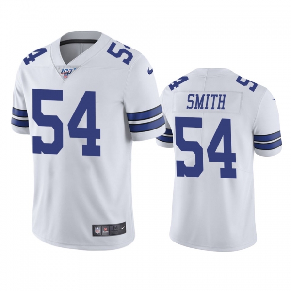 Dallas Cowboys Jaylon Smith White 100th Season Vapor Limited Jersey