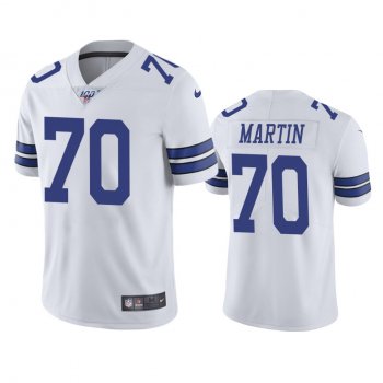 Dallas Cowboys Zack Martin White 100th Season Vapor Limited Jersey