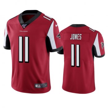 Atlanta Falcons Julio Jones Red 100th Season Vapor Limited Jersey