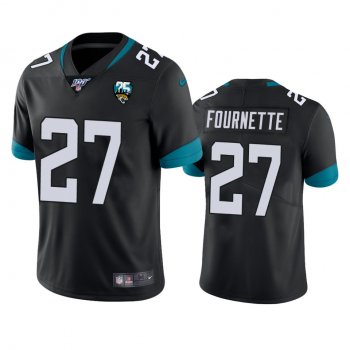 Jacksonville Jaguars Leonard Fournette Black 100th Season Vapor Limited Jersey