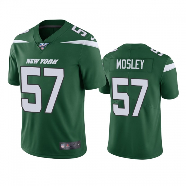 New York Jets C.J. Mosley Green 100th Season Vapor Limited Jersey