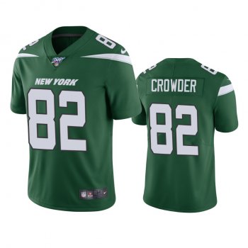 New York Jets Jamison Crowder Green 100th Season Vapor Limited Jersey