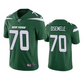 New York Jets Kelechi Osemele Green 100th Season Vapor Limited Jersey