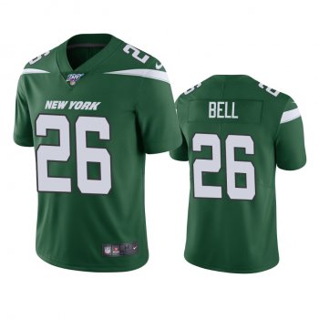 New York Jets Le'Veon Bell Green 100th Season Vapor Limited Jersey