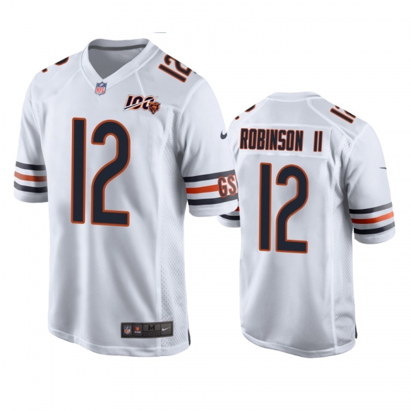 Chicago Bears Allen Robinson White 100th Season Game Jersey - Men