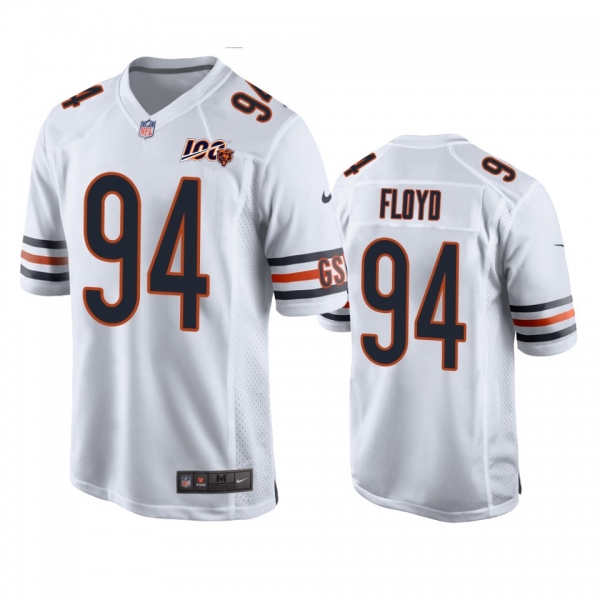 Chicago Bears Leonard Floyd White 100th Season Game Jersey - Men