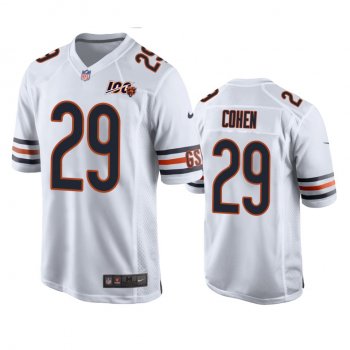 Chicago Bears Tarik Cohen White 100th Season Game Jersey - Men