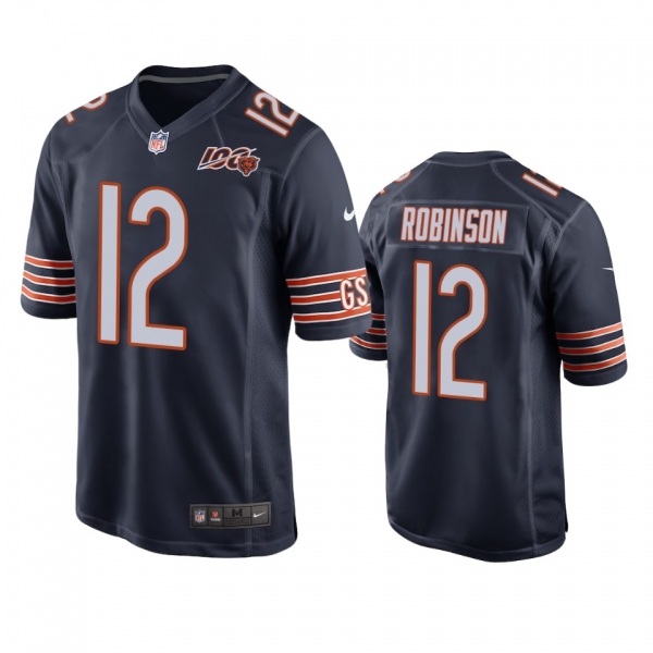 Chicago Bears Allen Robinson Navy 100th Season Game Jersey - Men's