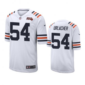 Men's Bears Brian Urlacher White 100th Season Classic Game Jersey