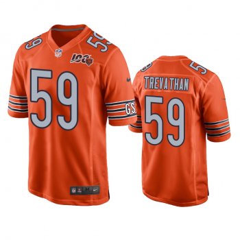 Chicago Bears Danny Trevathan Orange 100th Season Game Jersey - Men's