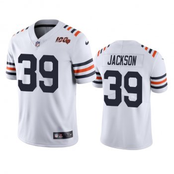 Bears Eddie Jackson White 100th Season Alternate Classic Limited Jersey