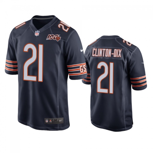 Chicago Bears Ha Ha Clinton-Dix Navy 100th Season Game Jersey - Men's