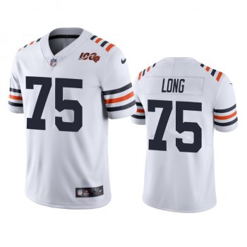 Bears Kyle Long White 100th Season Alternate Classic Limited Jersey