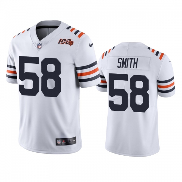 Bears Roquan Smith White 100th Season Alternate Classic Limited Jersey