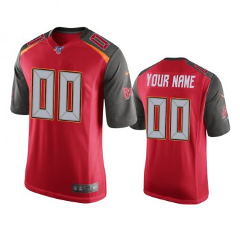 Tampa Bay Buccaneers Custom Red 100th Season Game Jersey