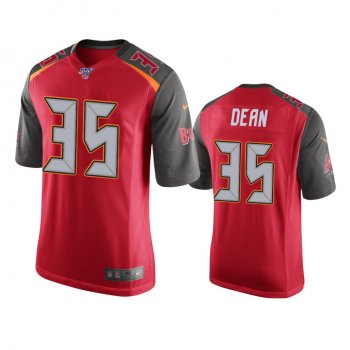 Tampa Bay Buccaneers Jamel Dean Red 100th Season Game Jersey