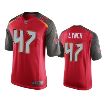 Tampa Bay Buccaneers John Lynch Red 100th Season Game Jersey