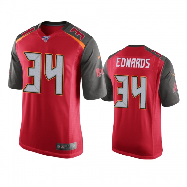 Tampa Bay Buccaneers Mike Edwards Red 100th Season Game Jersey