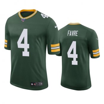 Green Bay Packers Brett Favre Green 100th Season Vapor Limited Jersey