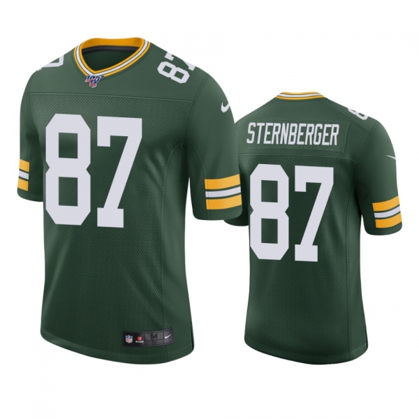 Green Bay Packers Jace Sternberger Green 100th Season Vapor Limited Jersey