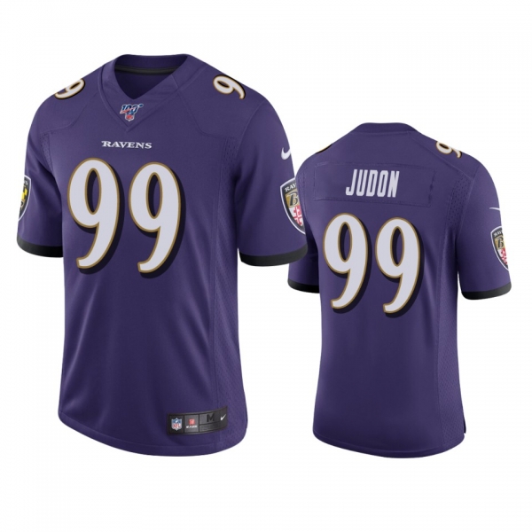 Baltimore Ravens Matt Judon Purple 100th Season Vapor Limited Jersey