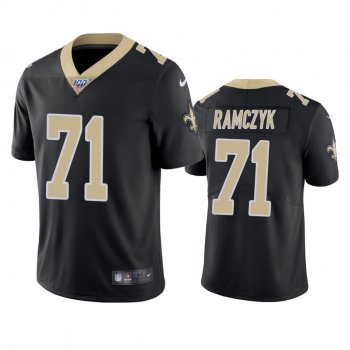 New Orleans Saints Ryan Ramczyk Black 100th Season Vapor Limited Jersey