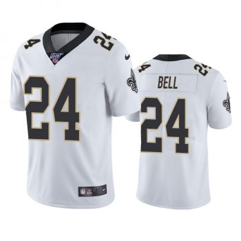 New Orleans Saints Vonn Bell White 100th Season Vapor Limited Jersey