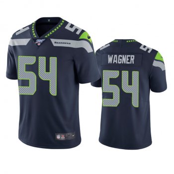 Seattle Seahawks Bobby Wagner Navy 100th Season Vapor Limited Jersey