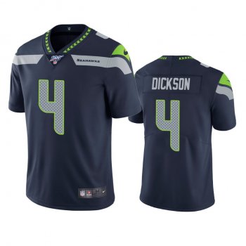 Seattle Seahawks Michael Dickson Navy 100th Season Vapor Limited Jersey