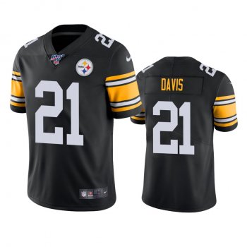 Pittsburgh Steelers Sean Davis Black 100th Season Vapor Limited Jersey