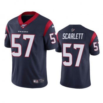 Houston Texans Brennan Scarlett Navy 100th Season Vapor Limited Jersey