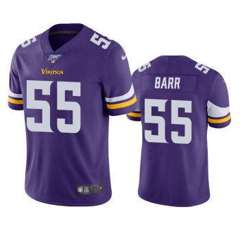 Minnesota Vikings Anthony Barr Purple 100th Season Vapor Limited Jersey