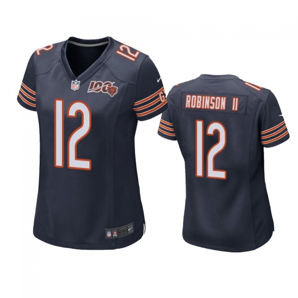 Chicago Bears Allen Robinson II Navy 100th Season Game Jersey - Women's