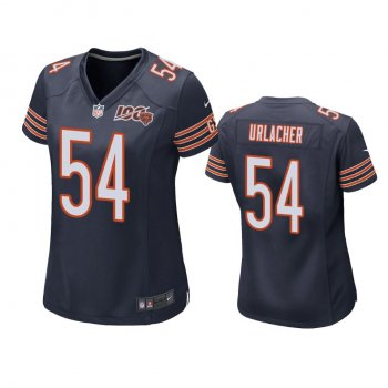 Chicago Bears Brian Urlacher Navy 100th Season Game Jersey - Women's