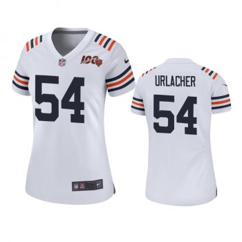 Women's Bears Brian Urlacher White 100th Season Classic Game Jersey