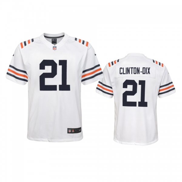 Youth Bears Ha Ha Clinton-Dix White 100th Season Alternate Classic Game Jersey