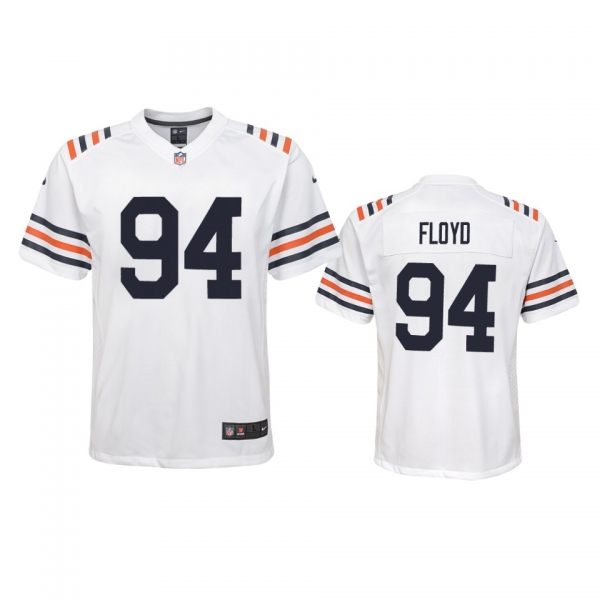 Youth Bears Leonard Floyd White 100th Season Alternate Classic Game Jersey