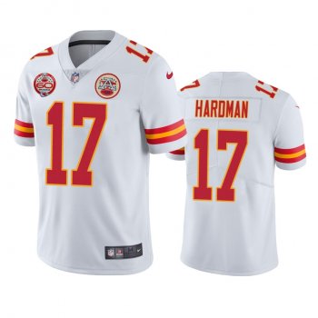 Kansas City Chiefs Mecole Hardman White 60th Anniversary Vapor Limited Jersey