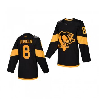 Youth Penguins Brian Dumoulin 2019 NHL Stadium Series Authentic Player Black Jersey