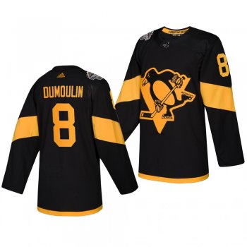 Penguins Men's Brian Dumoulin 2019 NHL Stadium Series Coors Light Authentic Black Jersey