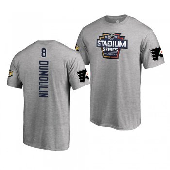 Penguins Brian Dumoulin 2019 NHL Stadium Series Coors Light Event Logo gray T-Shirt