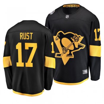 Penguins Men's Bryan Rust 2019 NHL Stadium Series Coors Light Breakaway Black Jersey