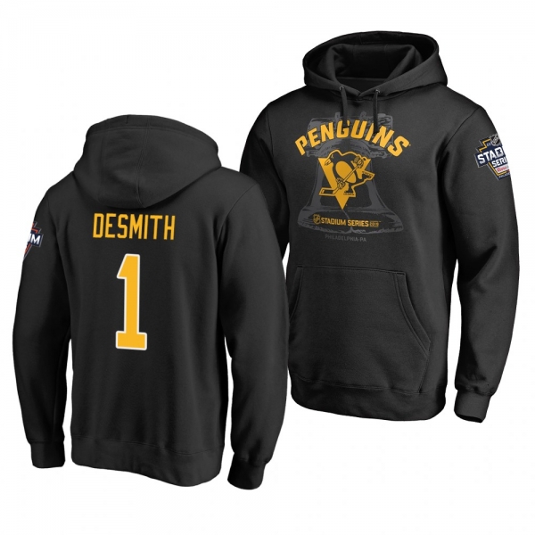 Casey DeSmith Penguins 2019 Coors Light NHL Stadium Series Pullover Hoodie Black