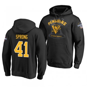 Daniel Sprong Penguins 2019 Coors Light NHL Stadium Series Pullover Hoodie Black